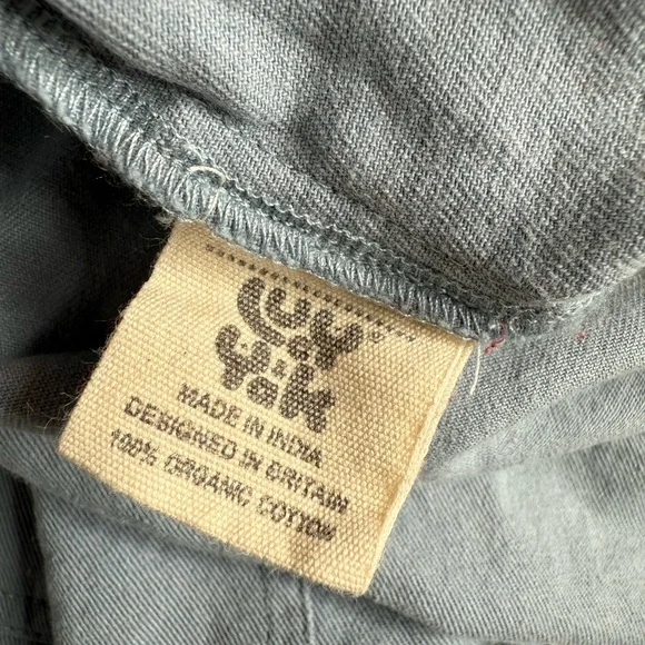 Lucy & Yak Juni 100% Organic Cotton Blue Boiler Jumpsuit W1652 Sz M - Picture 9 of 9